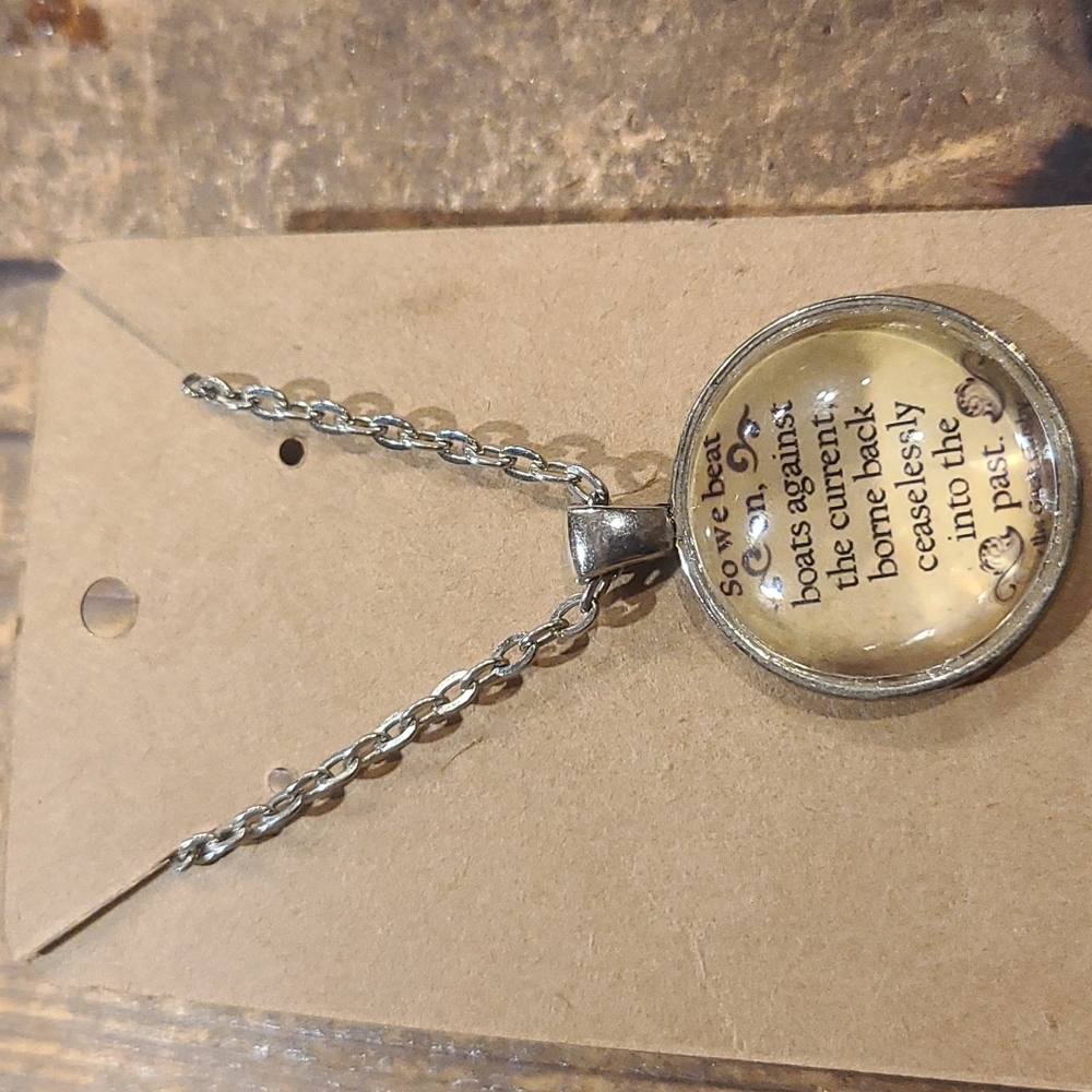 Great Gatsby Quote Necklace